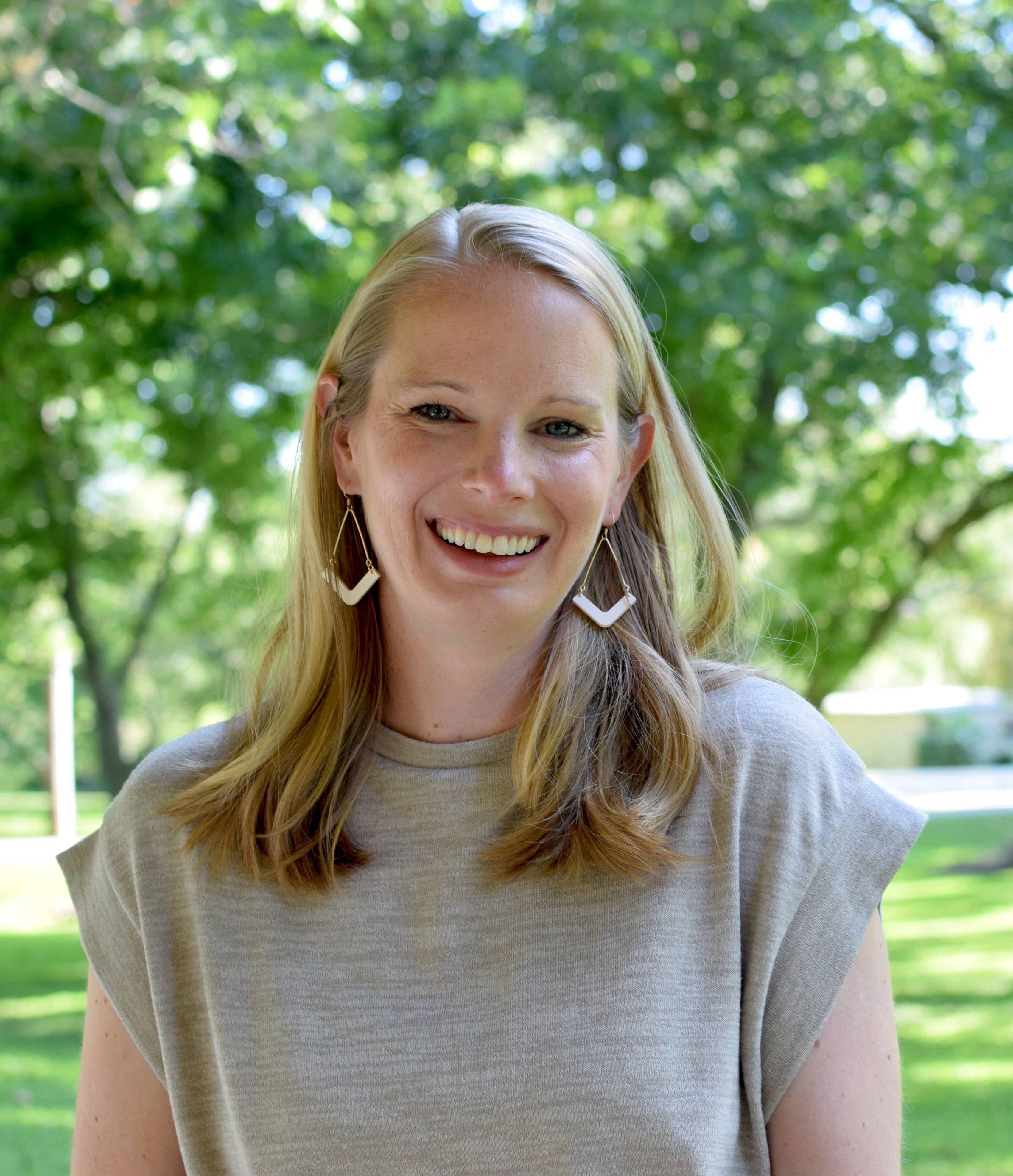 Bone Acrylic Elegant Chevron - Grace and Wood Co.