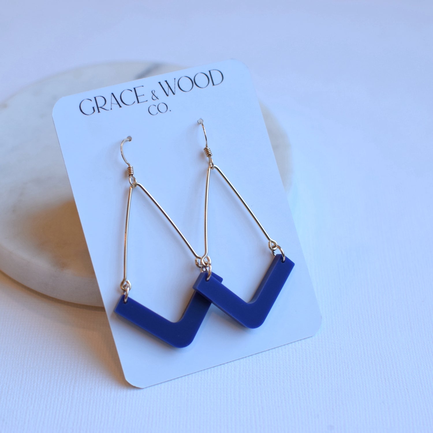 Acrylic Elegant Chevron- Multiple Color Options