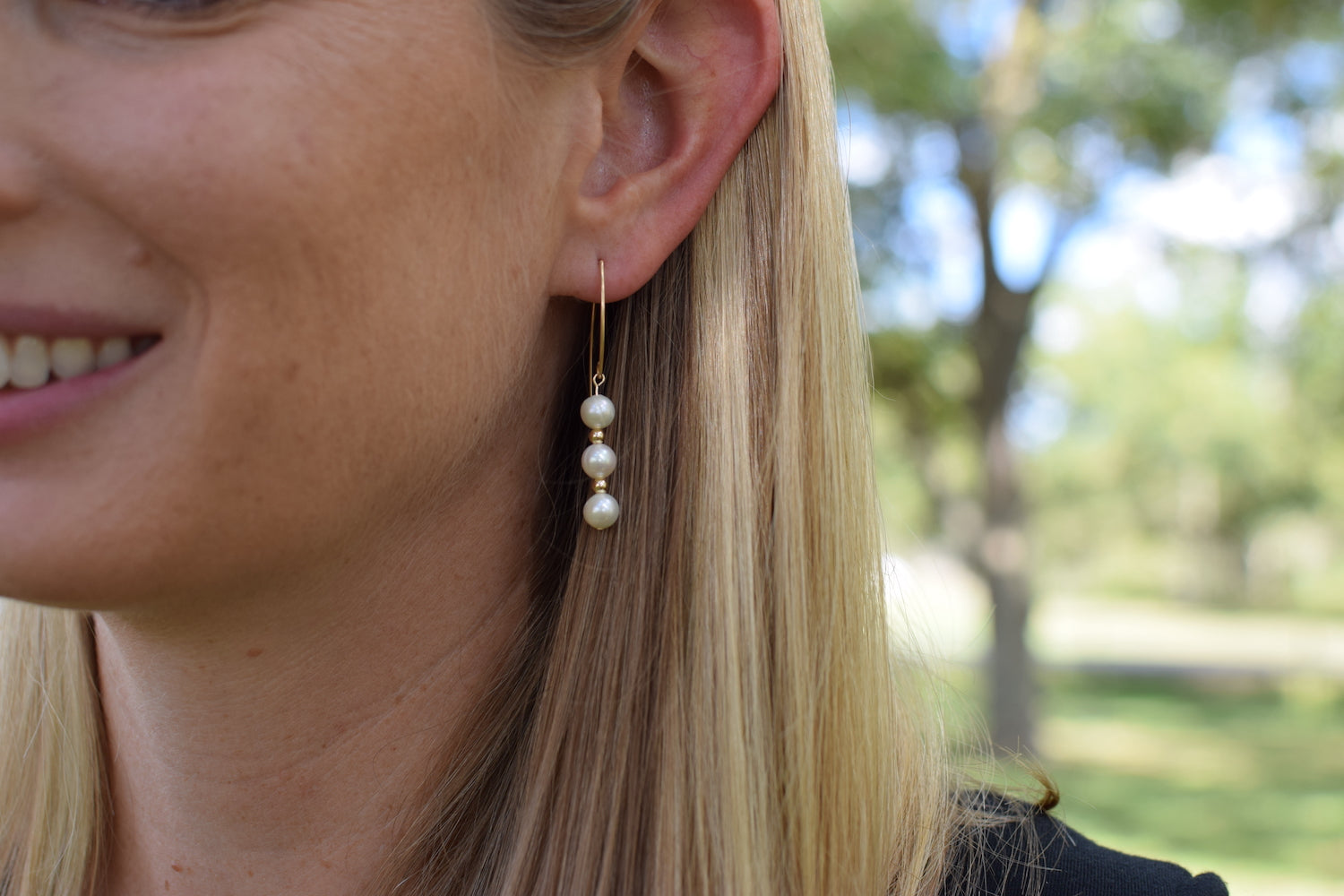 Marquise Pearl Elegant Earrings