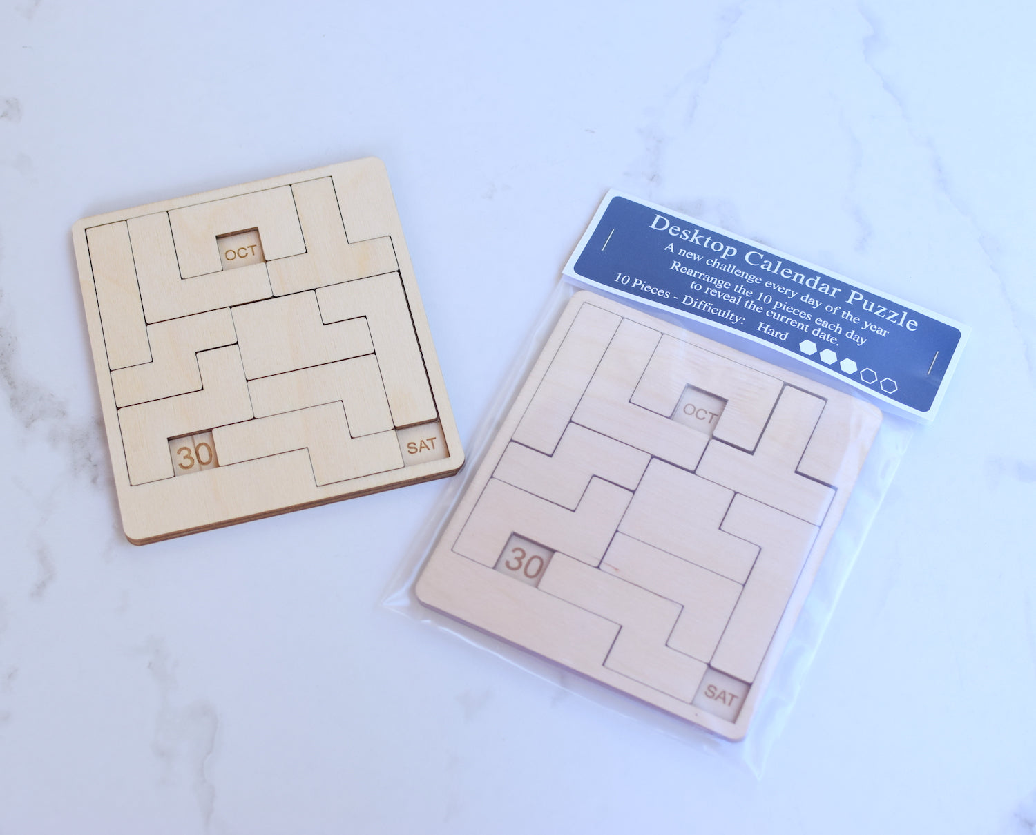 Desktop Calendar Puzzle - Grace and Wood Co.