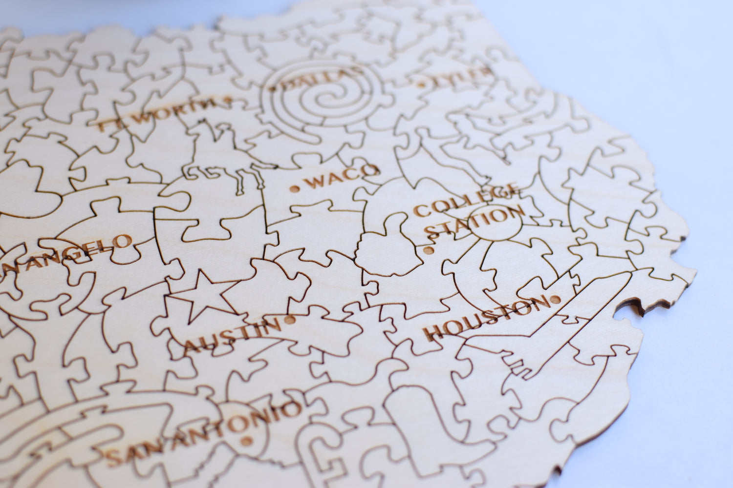 The Best of Texas Wooden Puzzle - Grace and Wood Co.