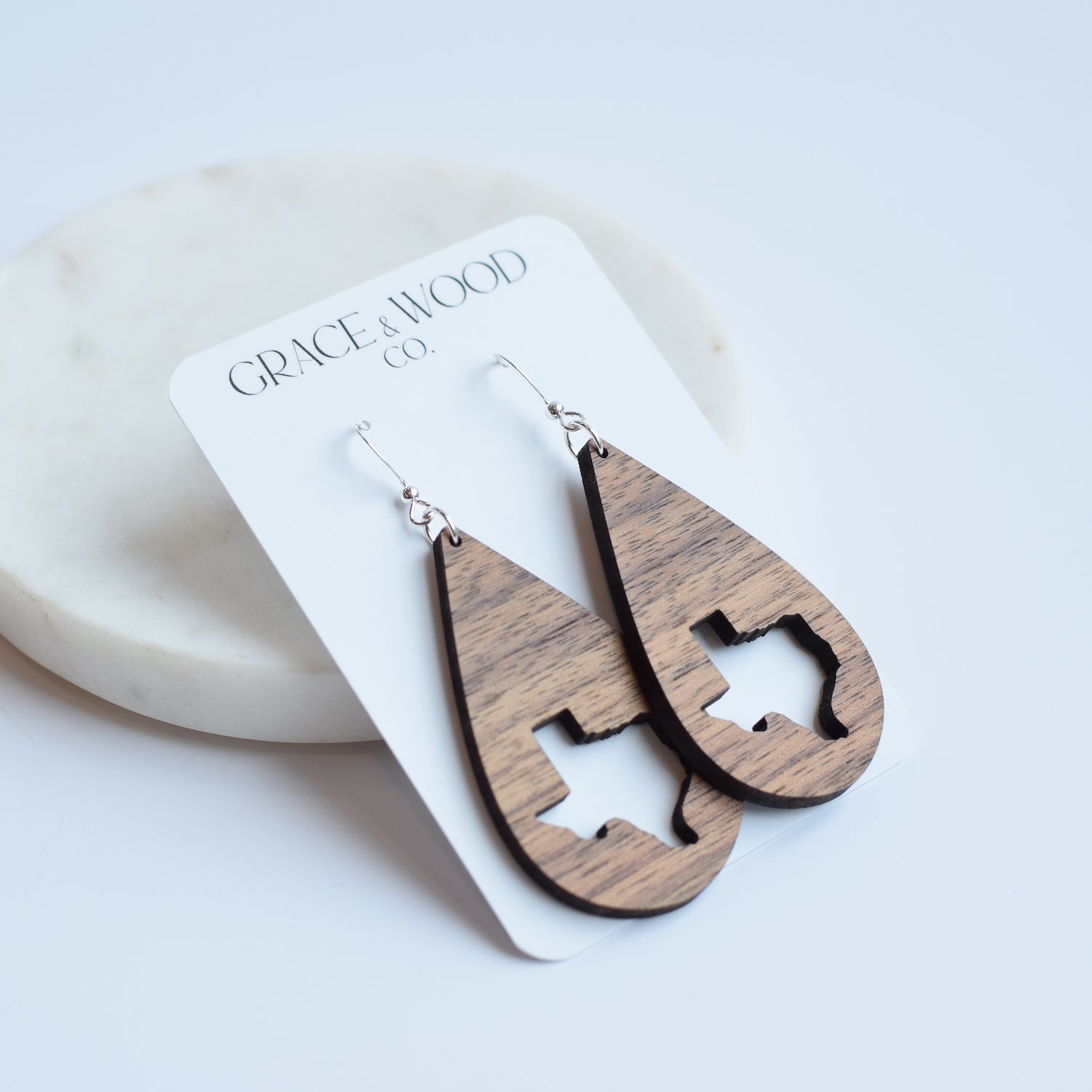 Texas Cutout Teardrop - Grace and Wood Co.