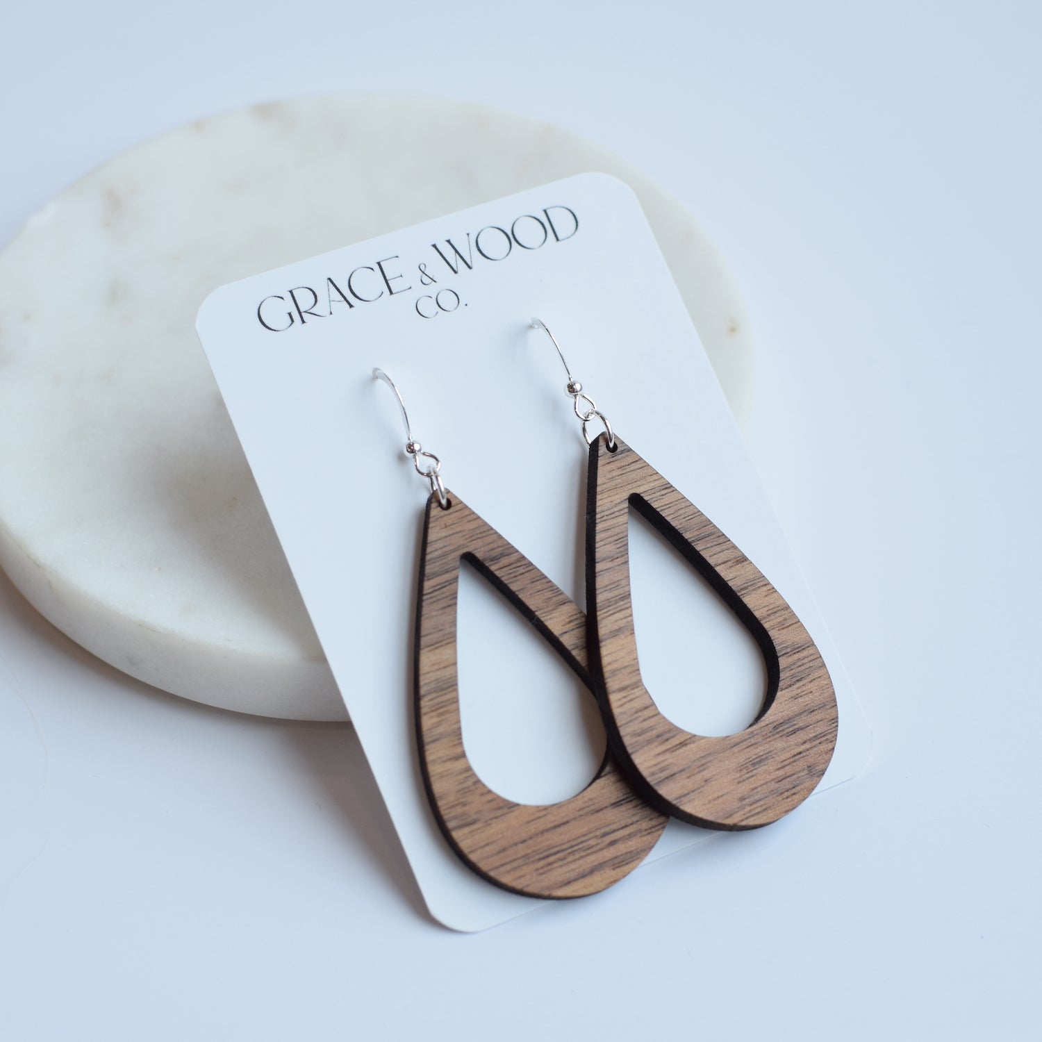 Hollow Walnut Teardrop - Grace and Wood Co.