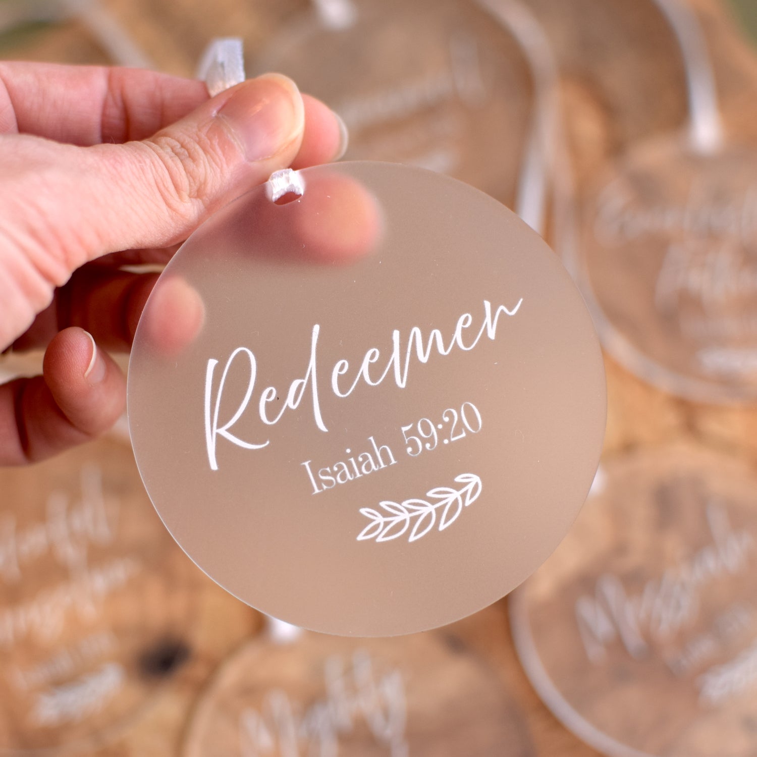 Names of Jesus Ornament Set