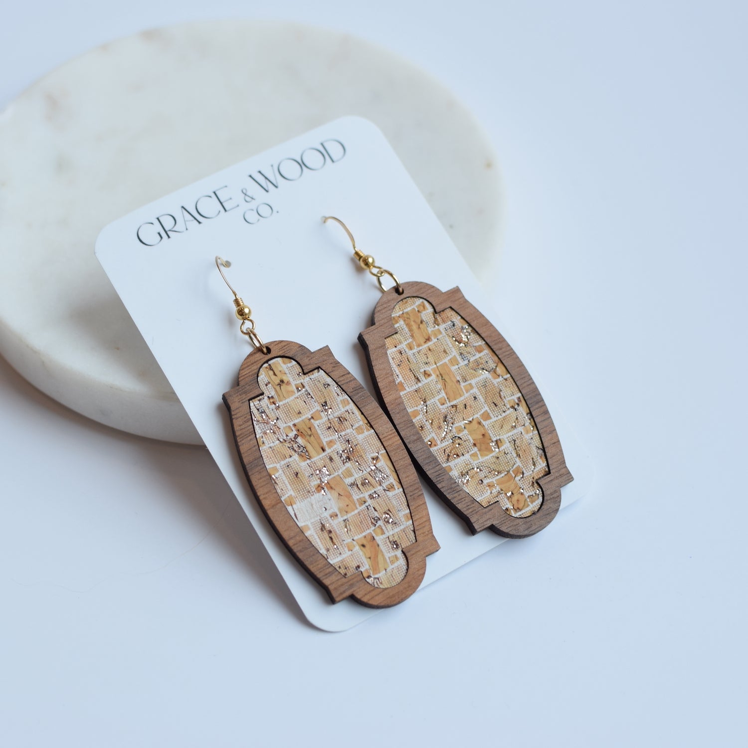 Golden Basket Wood + Cork Heirloom - Grace and Wood Co.