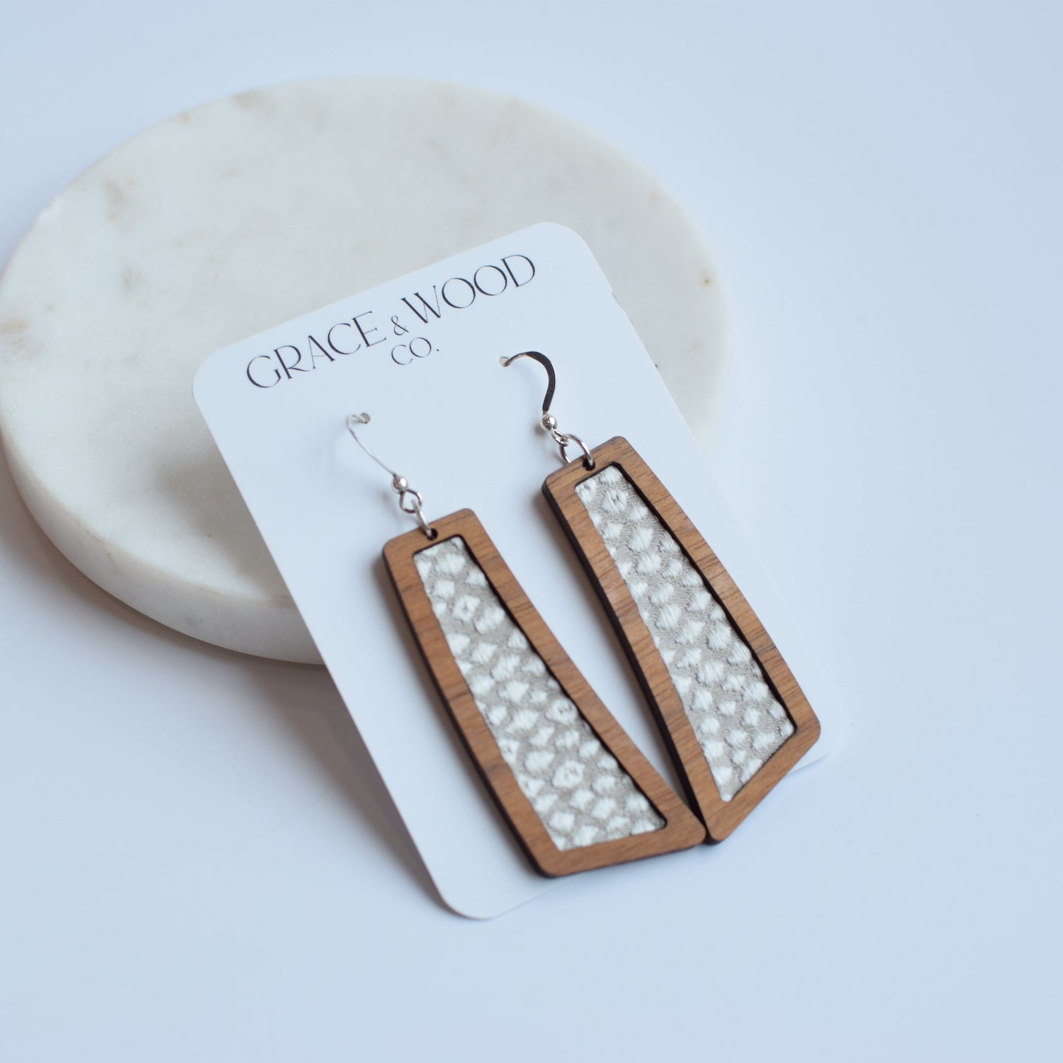 Cobblestone Wood + Fabric Flare - Grace and Wood Co.