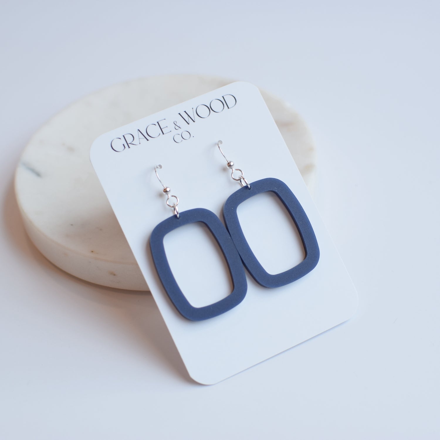 Acrylic Hollow Rectangle - Multiple Color Options