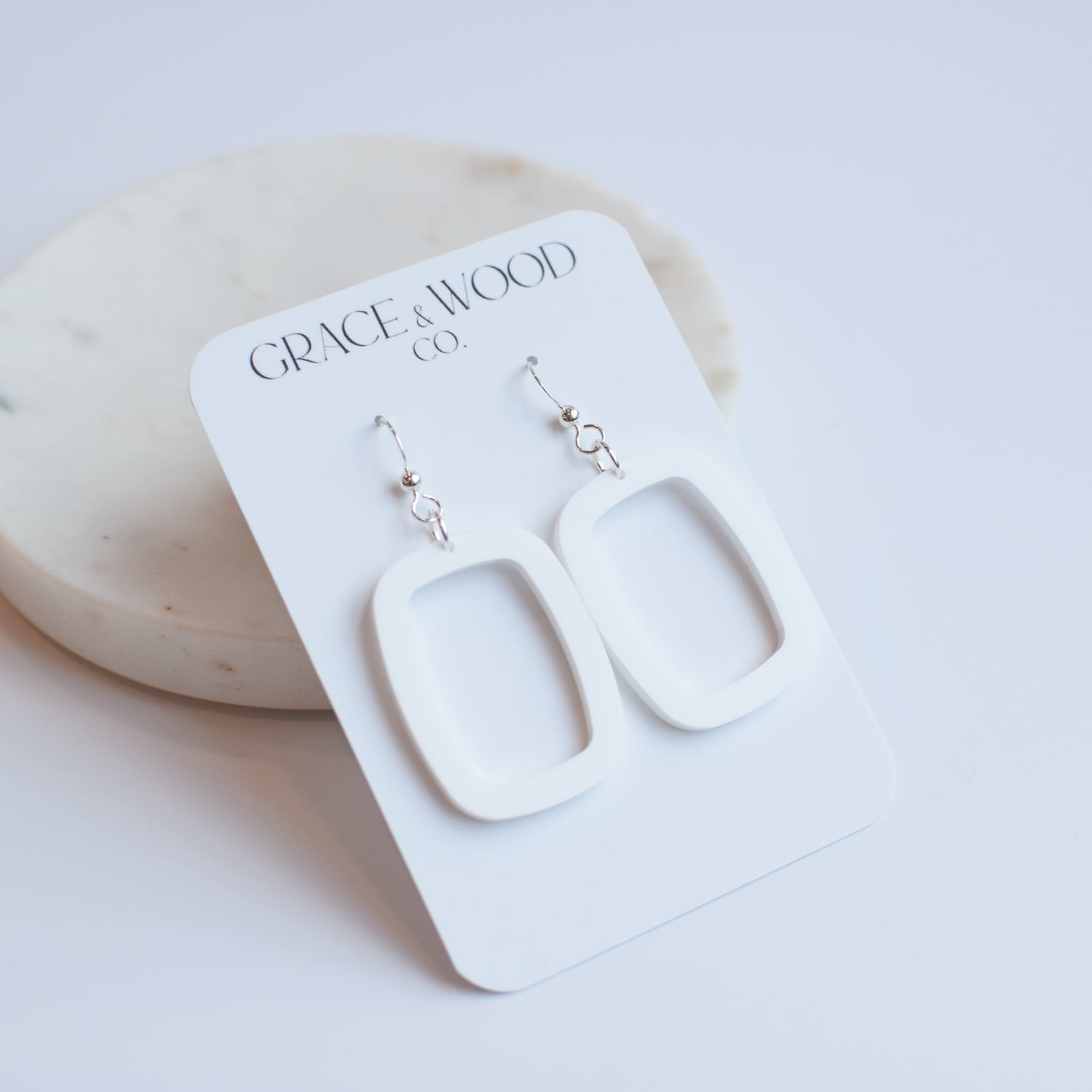 Acrylic Hollow Rectangle - Multiple Color Options