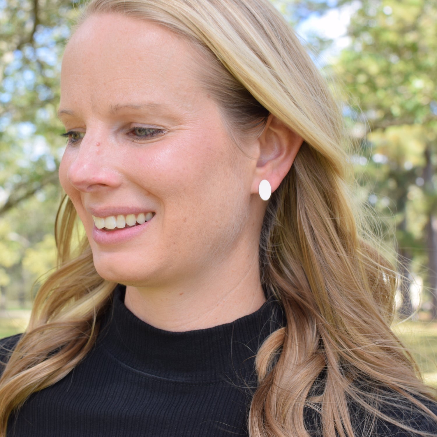 Make Your Own Acrylic Oval Stud Set (choose your colors)