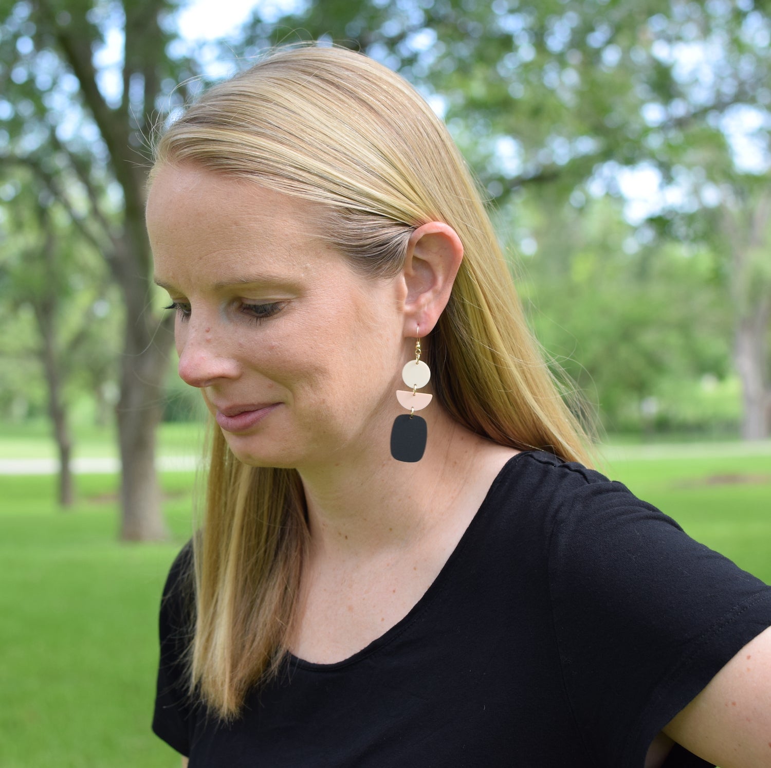 Day to Night Acrylic Geo Triple - Grace and Wood Co.