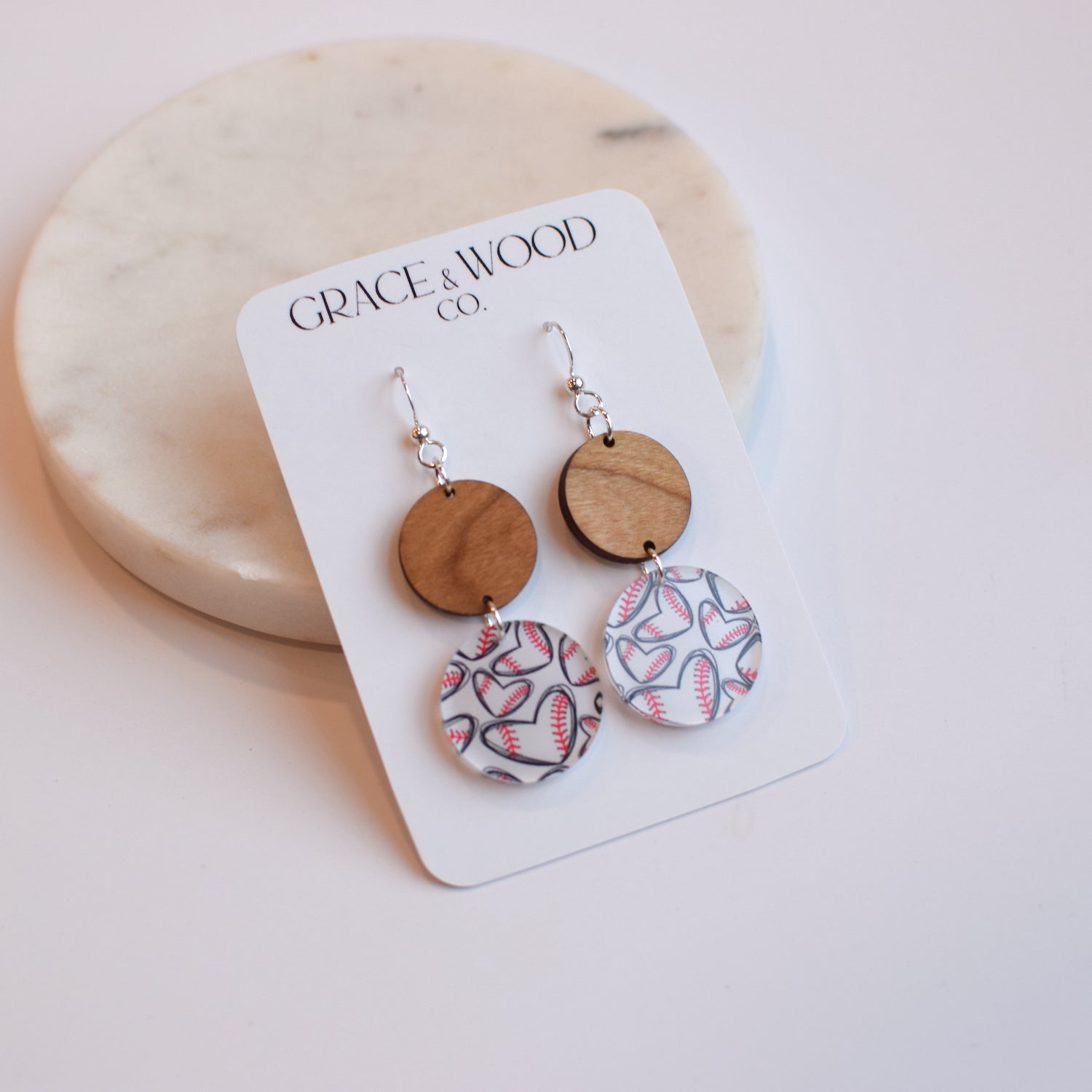 Point double acrylique tourbillon pastel