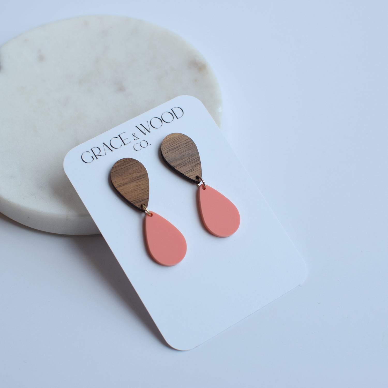 Disque à charnière en acrylique bleu marine