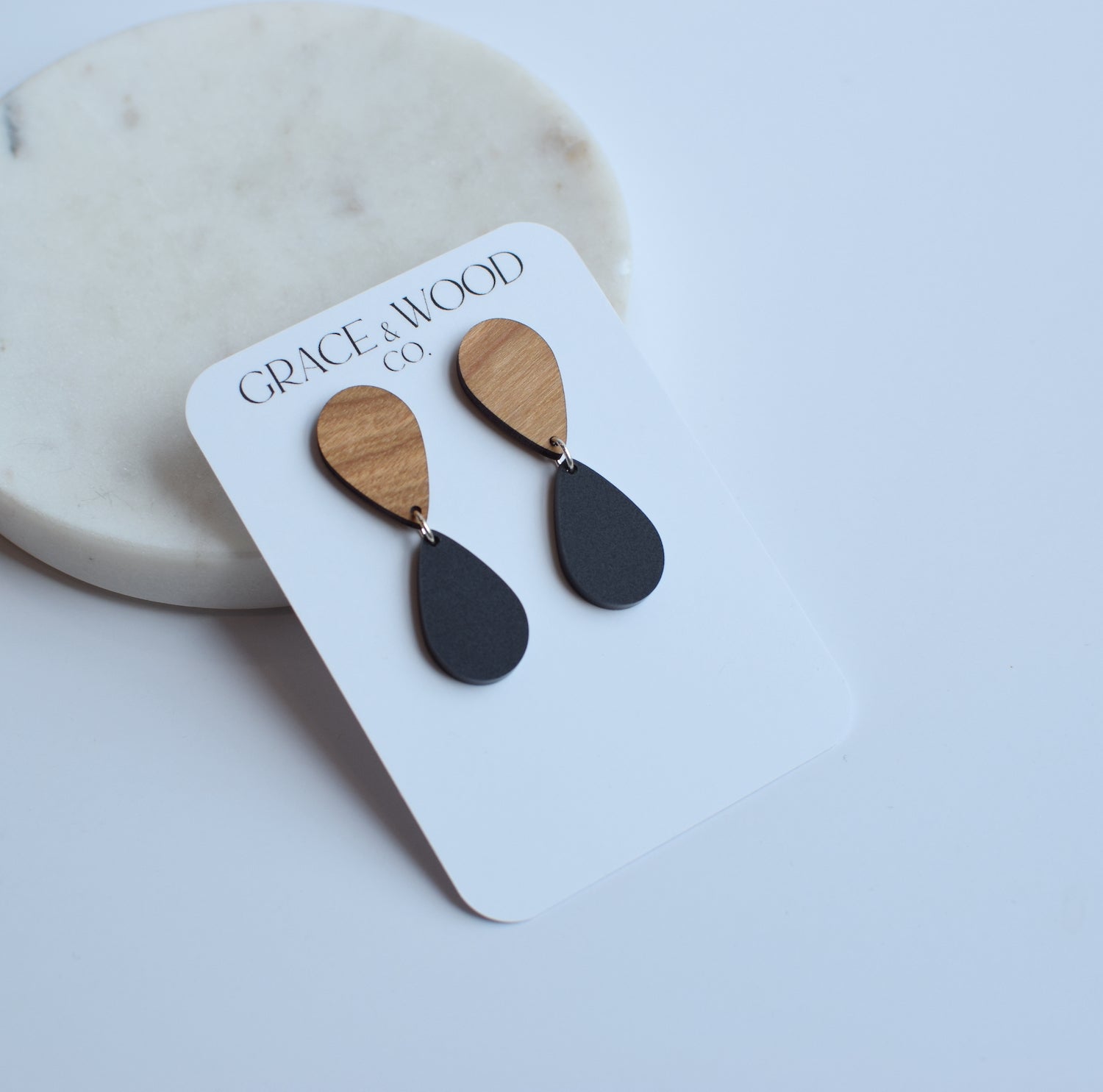 Disque à charnière en acrylique bleu marine