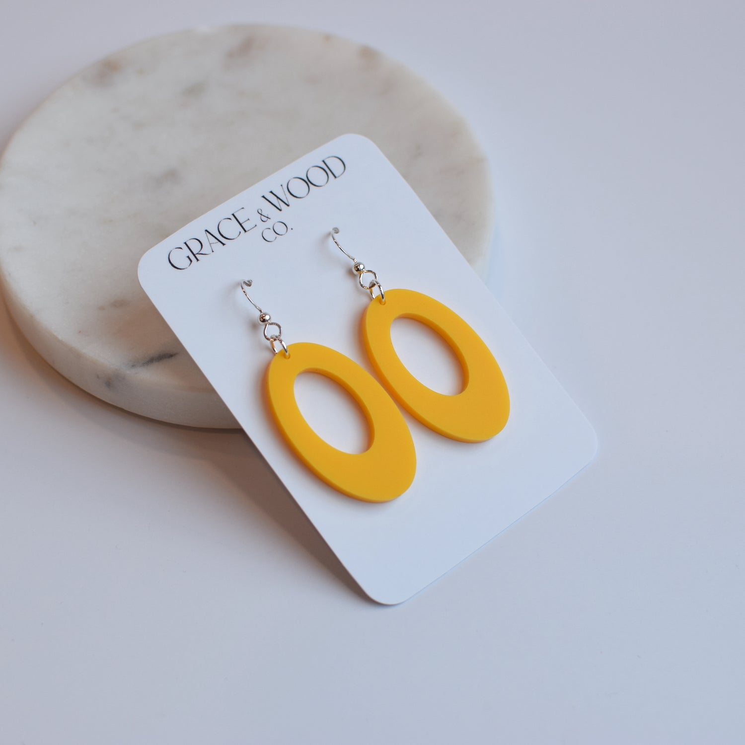 Standard Acrylic Open Oval- Multiple Color Options