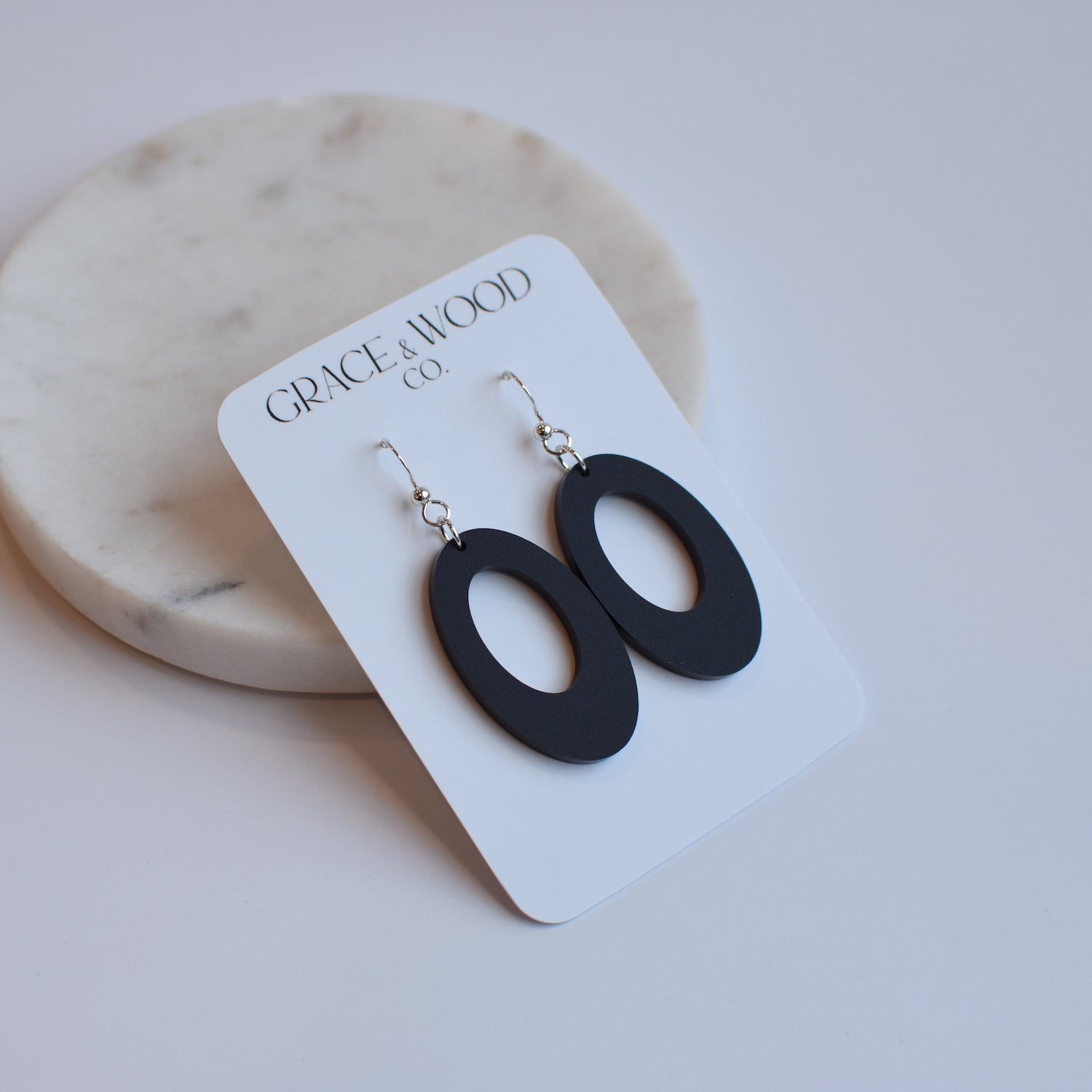 Standard Acrylic Open Oval- Multiple Color Options