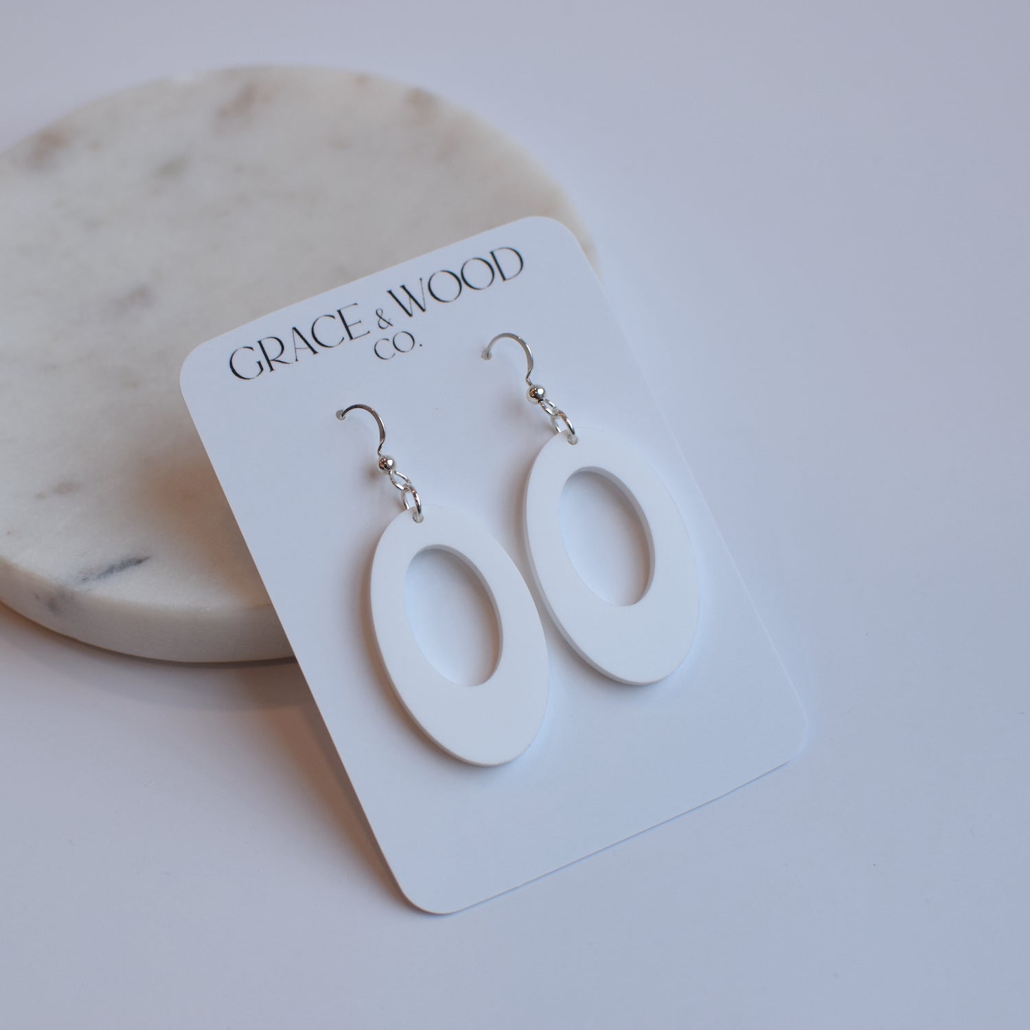 Standard Acrylic Open Oval- Multiple Color Options