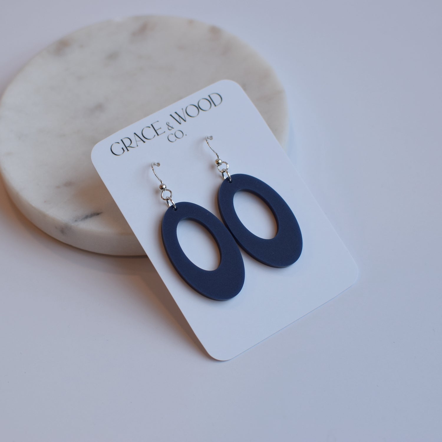 Standard Acrylic Open Oval- Multiple Color Options