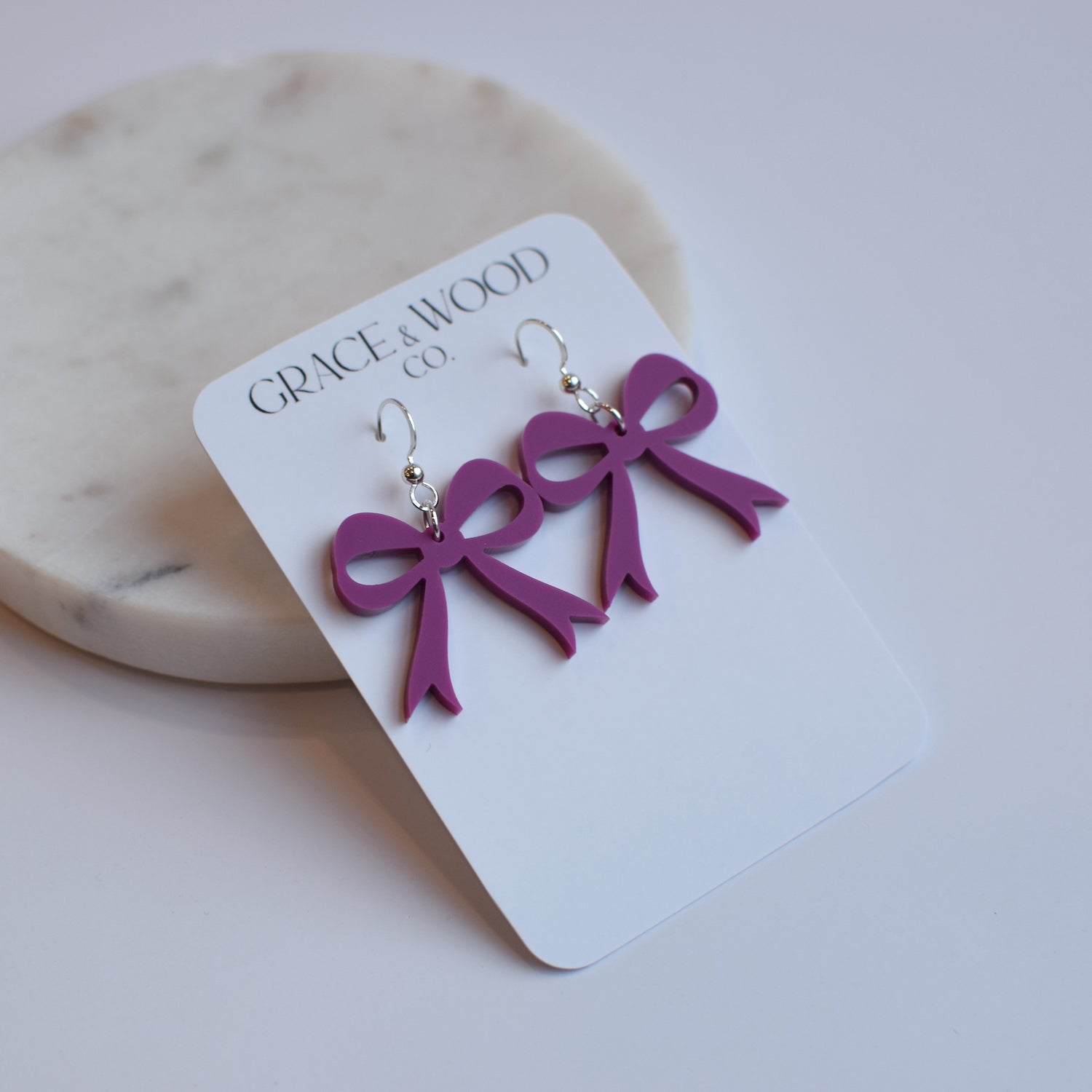 Standard Acrylic Bow- Multiple Color Options