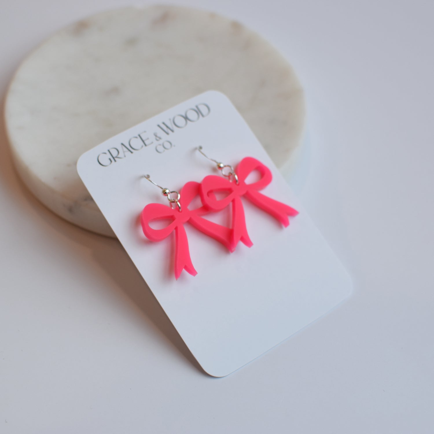 Standard Acrylic Bow- Multiple Color Options