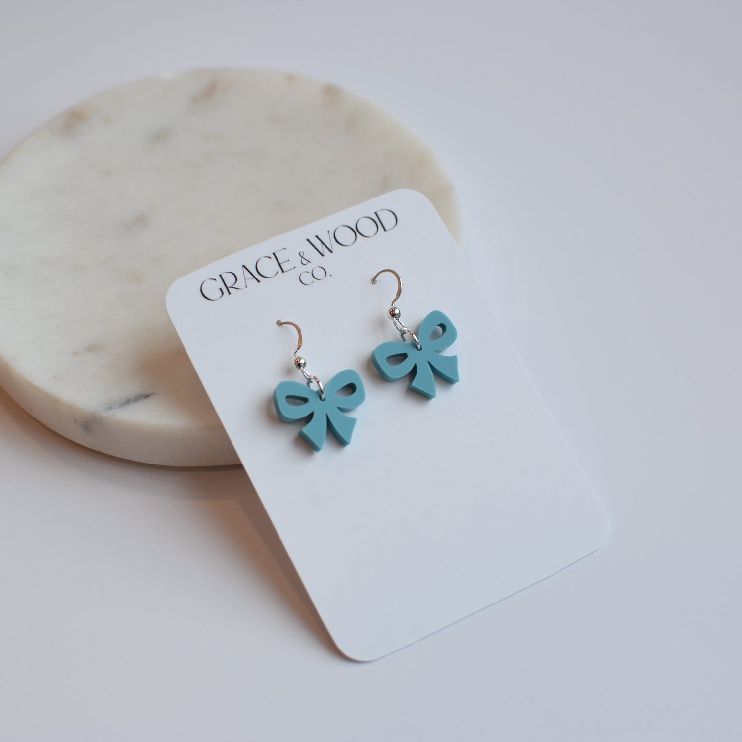 Small Acrylic Bow- Multiple Color Options