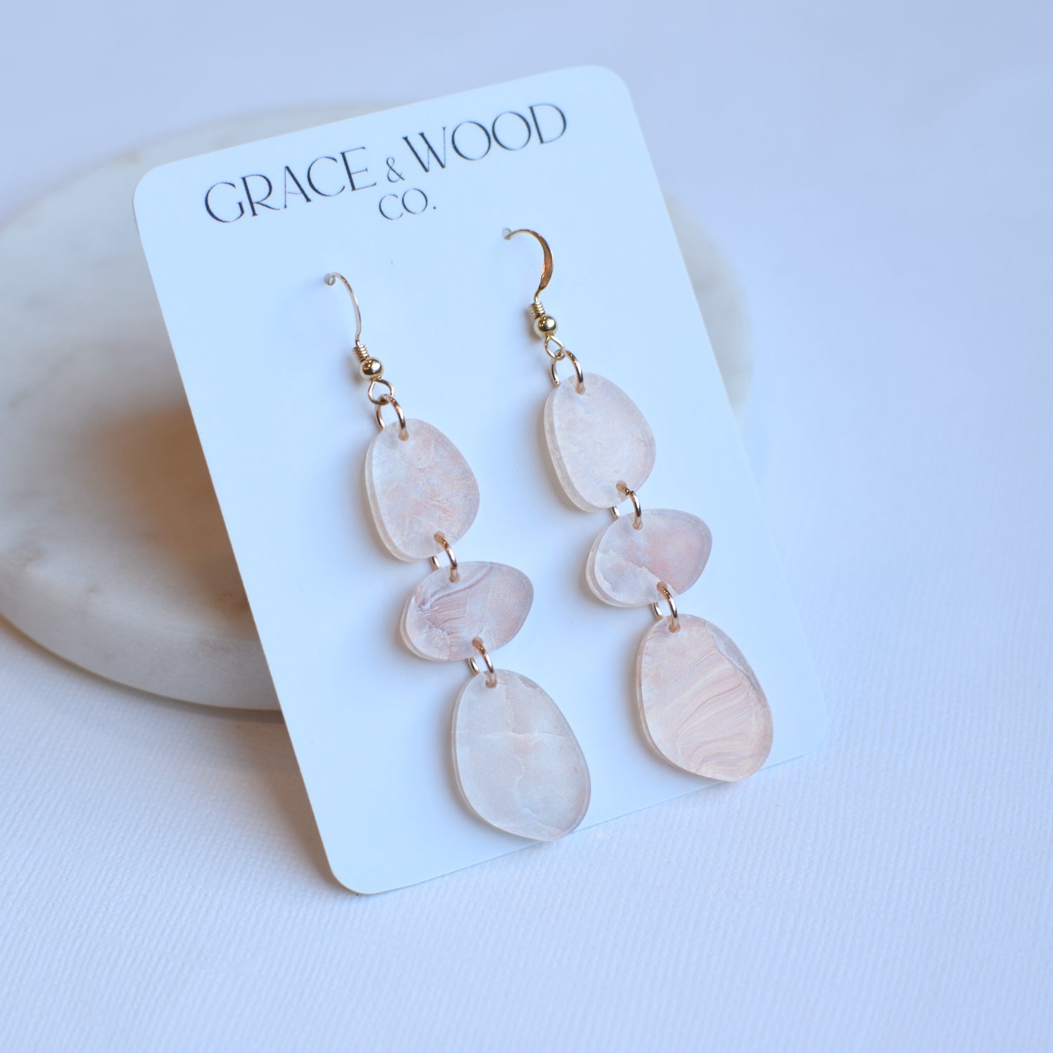 Marble Acrylic Triple Stone - Grace and Wood Co.