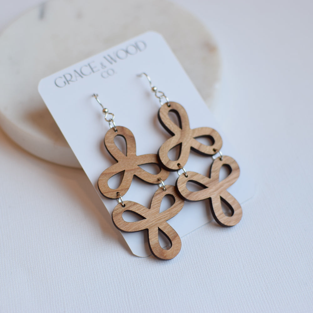 Cherry Double Clover - Grace and Wood Co.