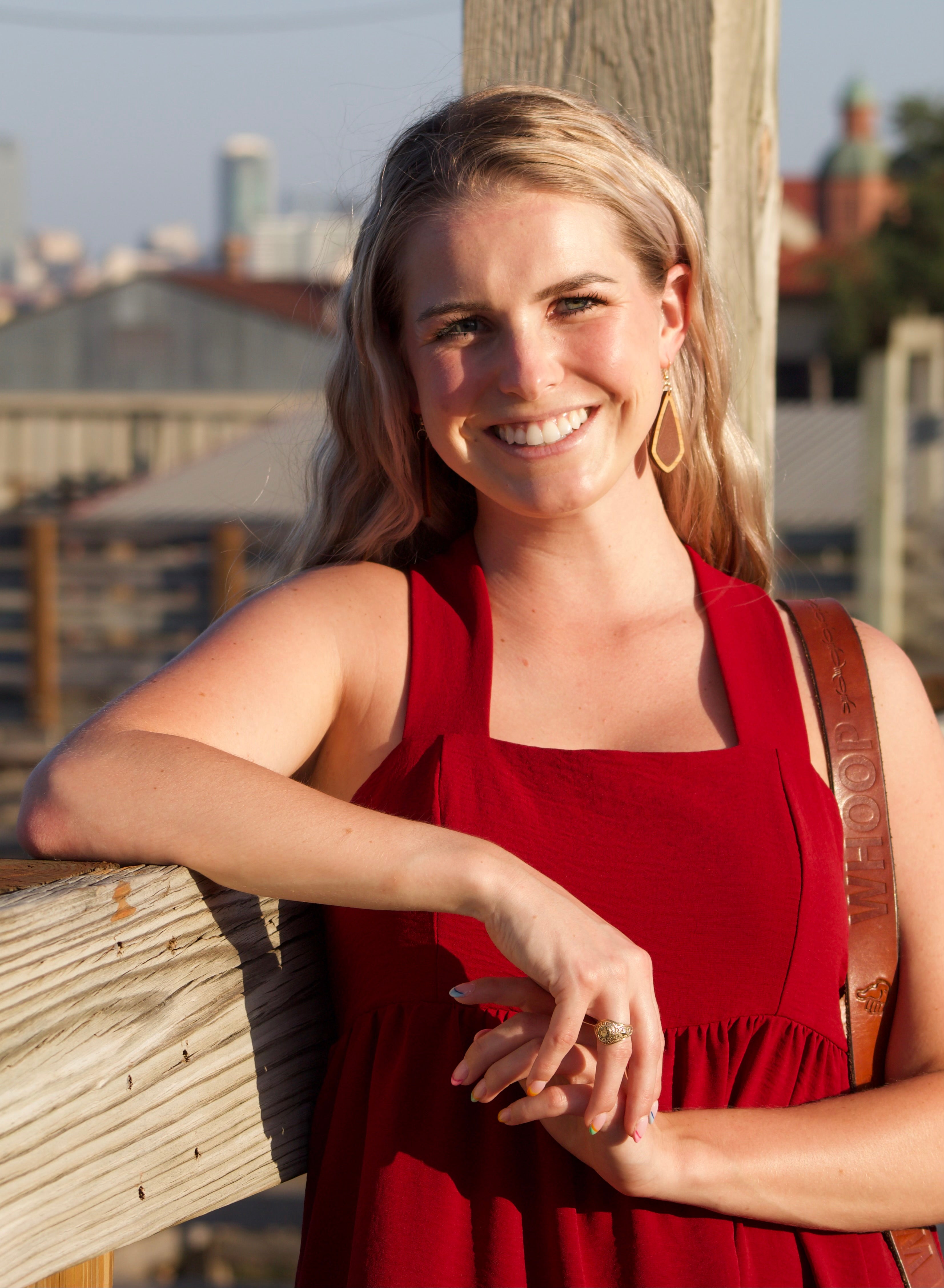 Limited Edition Holicks Senior Boot Leather Earrings - Grace and Wood Co.