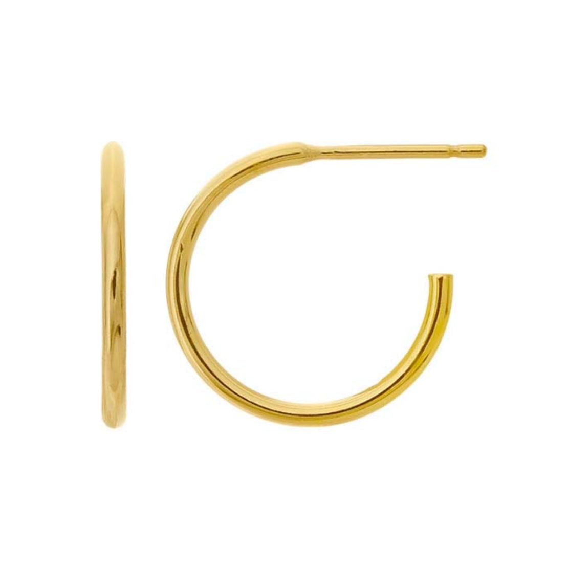 Boucles d'oreilles créoles à perles assorties