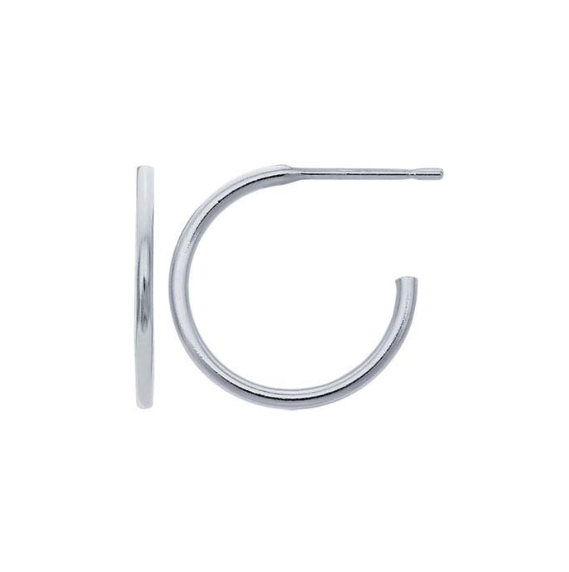 Boucles d'oreilles créoles à perles assorties