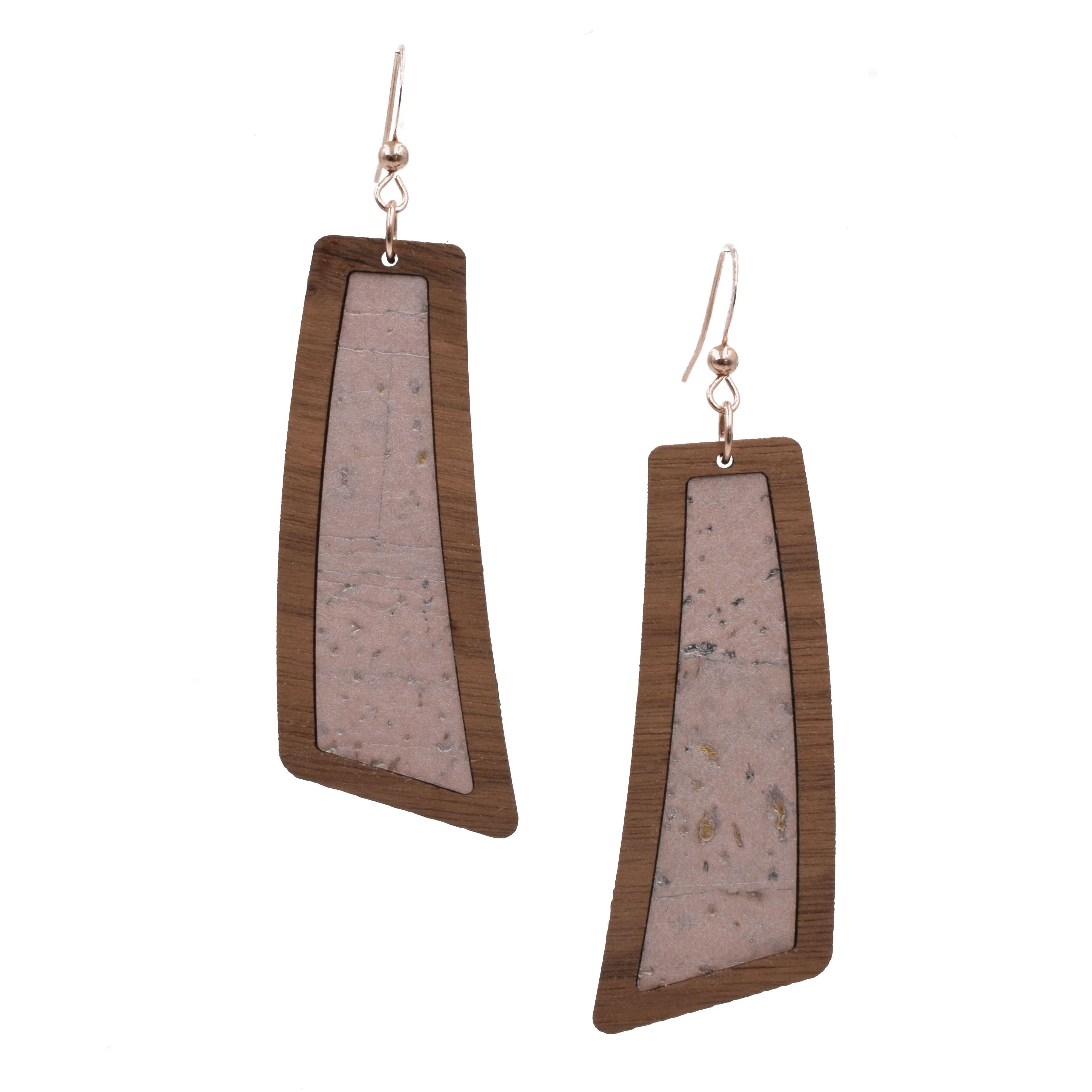 Blush Wood + Cork Flare - Grace and Wood Co.