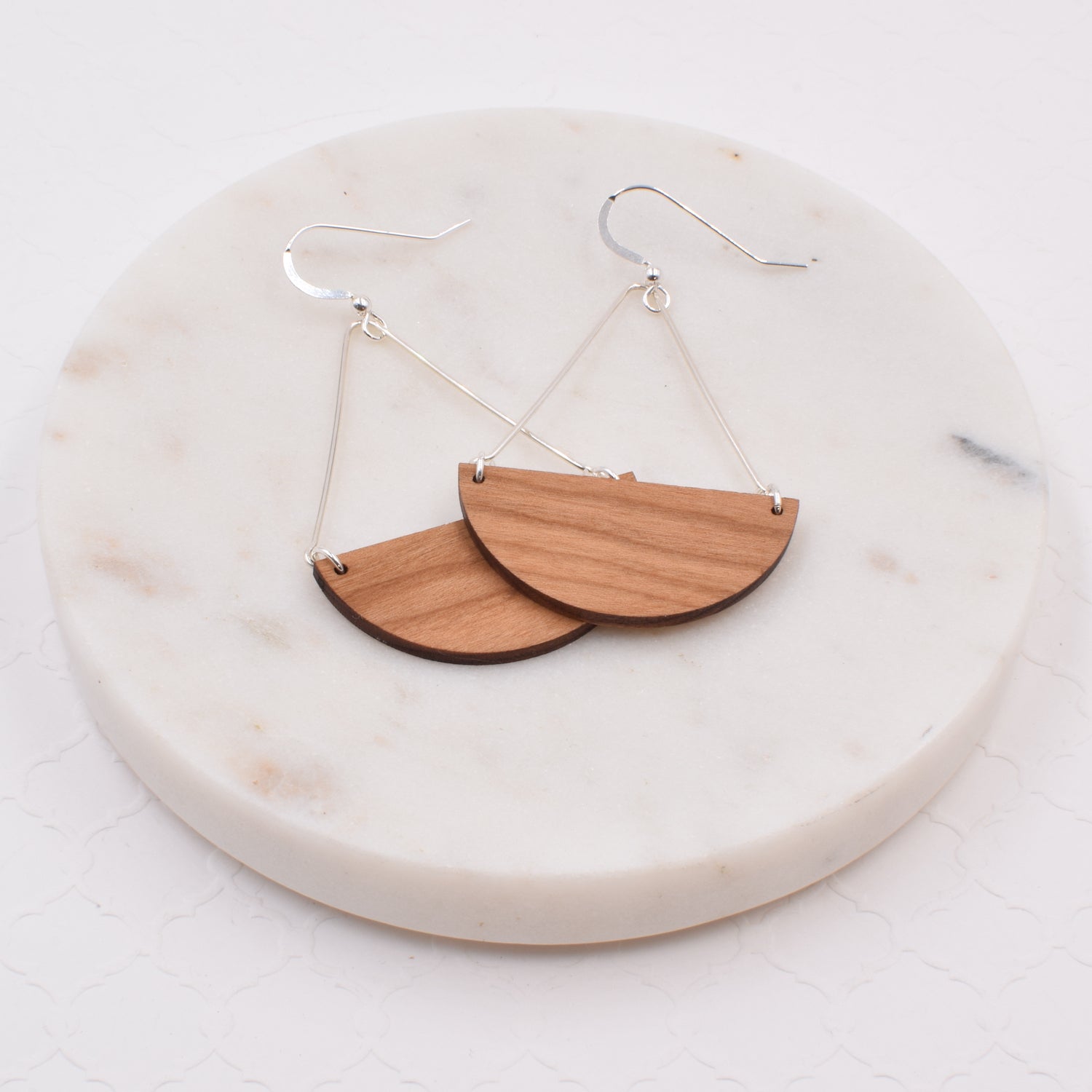 Half Moon Elegant Earrings - Grace and Wood Co.
