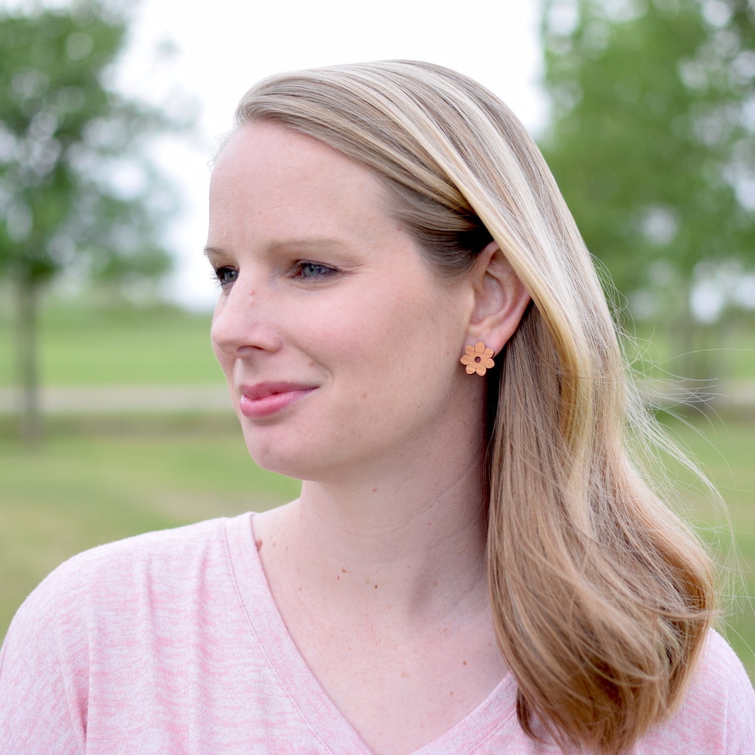 Flower Power Studs - Grace and Wood Co.