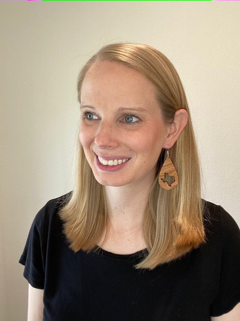 Texas Cutout Teardrop - Grace and Wood Co.