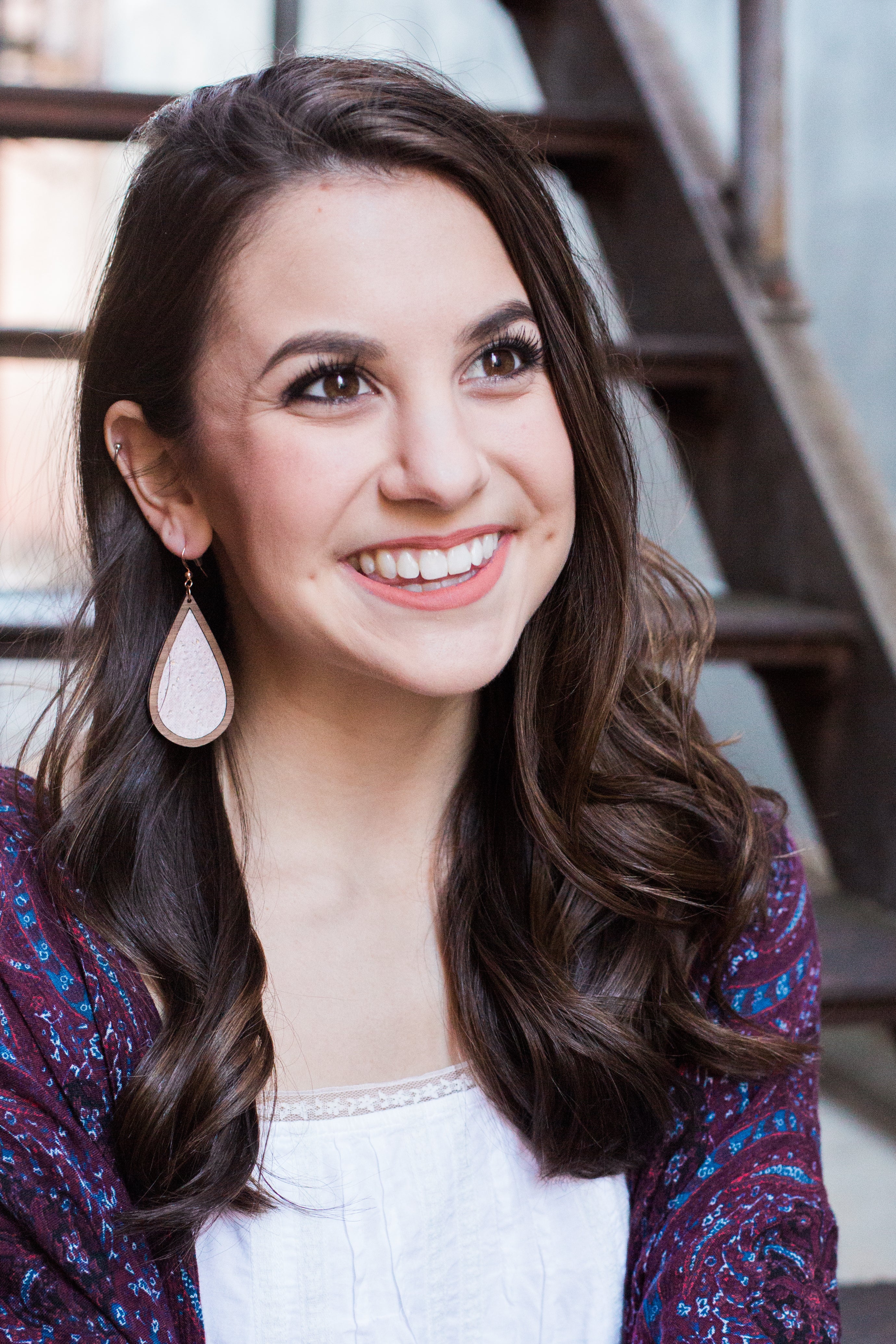 Blush Wood + Cork Teardrop - Grace and Wood Co.