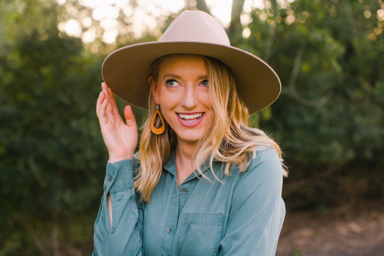 Hollow Cherry Teardrop - Grace and Wood Co.