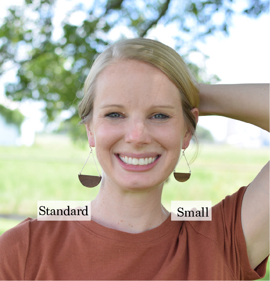 Half Moon Elegant Earrings - Grace and Wood Co.